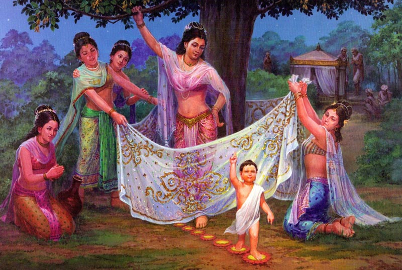 nacimiento buda gautama siddharta